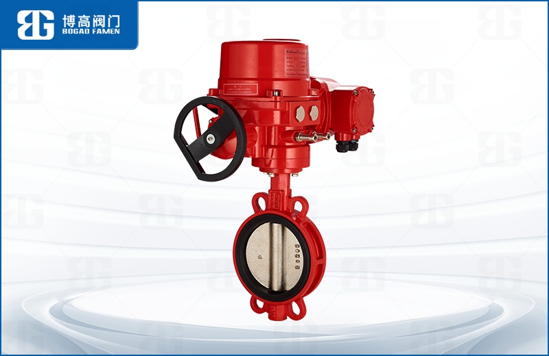 電(dian)動對夾式蝶(dié)閥