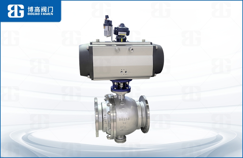 氣動(dong)不鏽鋼固(gu)定式球閥(fa)