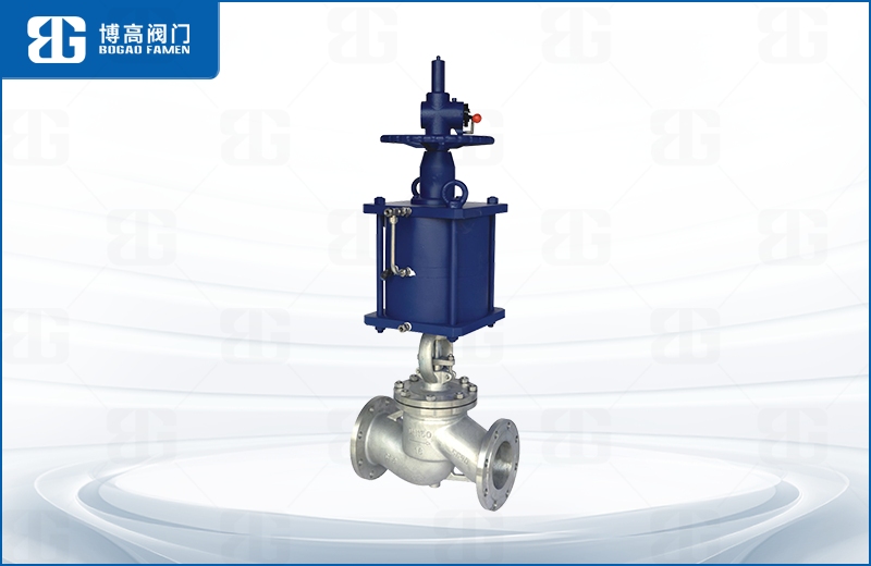 氣動(dòng)法蘭截止(zhi)閥