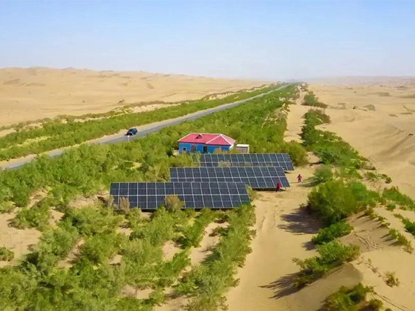 塔裏(lǐ)木油田(tián)綠色“光(guang)”景無限(xian)好